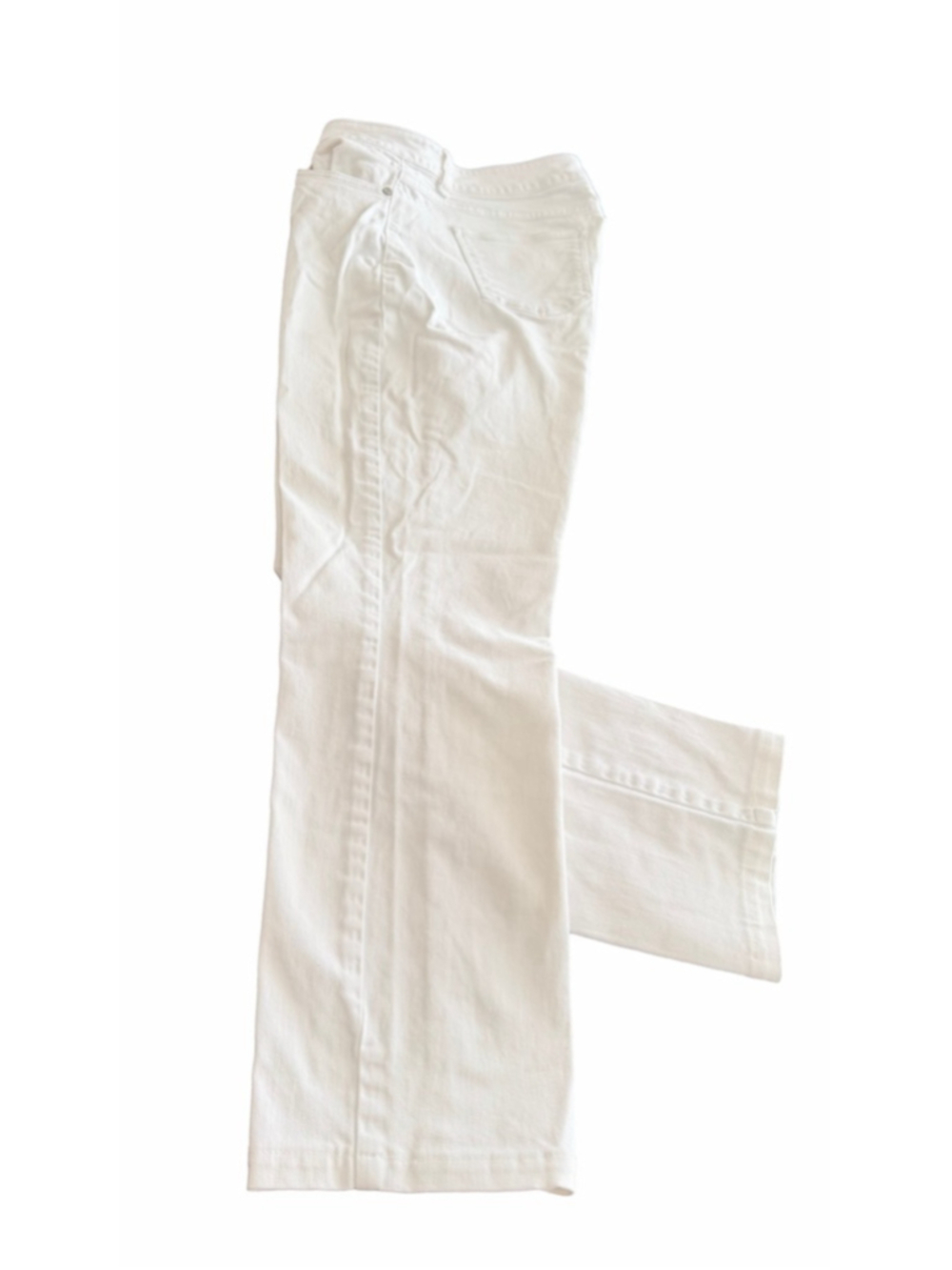 Talbots Petite White Straight Leg Jeans size 10P